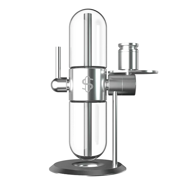Stündenglass Gravity Hookah Polished Silver UK online