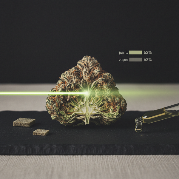 The Bioavailability of Vaporising vs Smoking