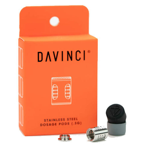 DaVinci IQ2 / IQC Dosage Pods (6 pack) - Stainless Steel