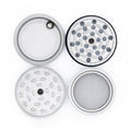 Herb Ripper Standard Stainless Steel Grinder — 4-Piece - view 2