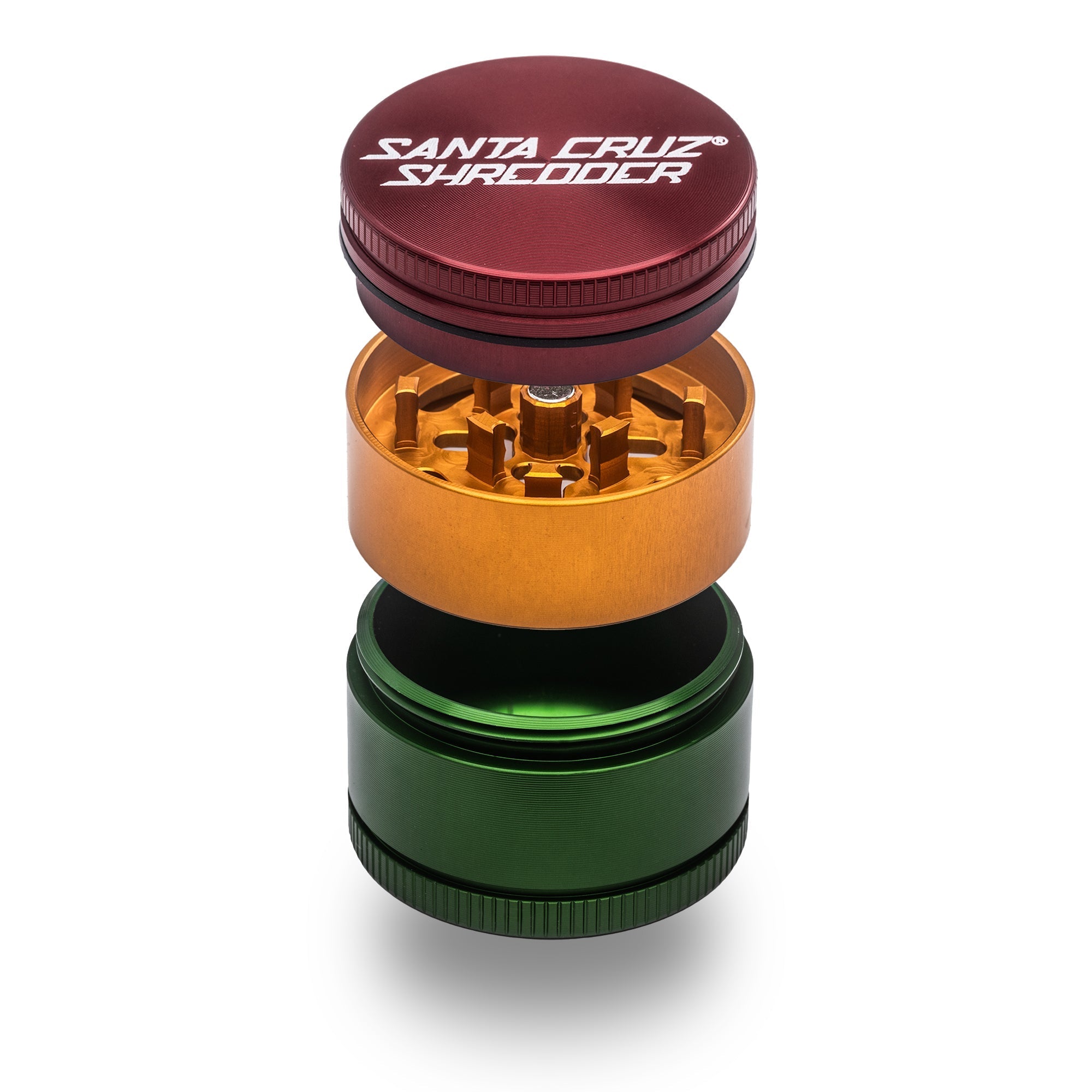 Santa Cruz Shredder Aluminum 3 Piece Small Gloss Grinder - Herb VapeSanta Cruz Shredder Shop