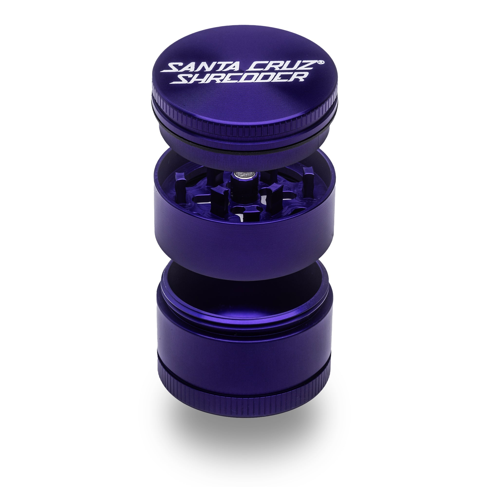 Santa Cruz Shredder Aluminum 3 Piece Small Gloss Grinder - Herb VapeSanta Cruz Shredder Shop