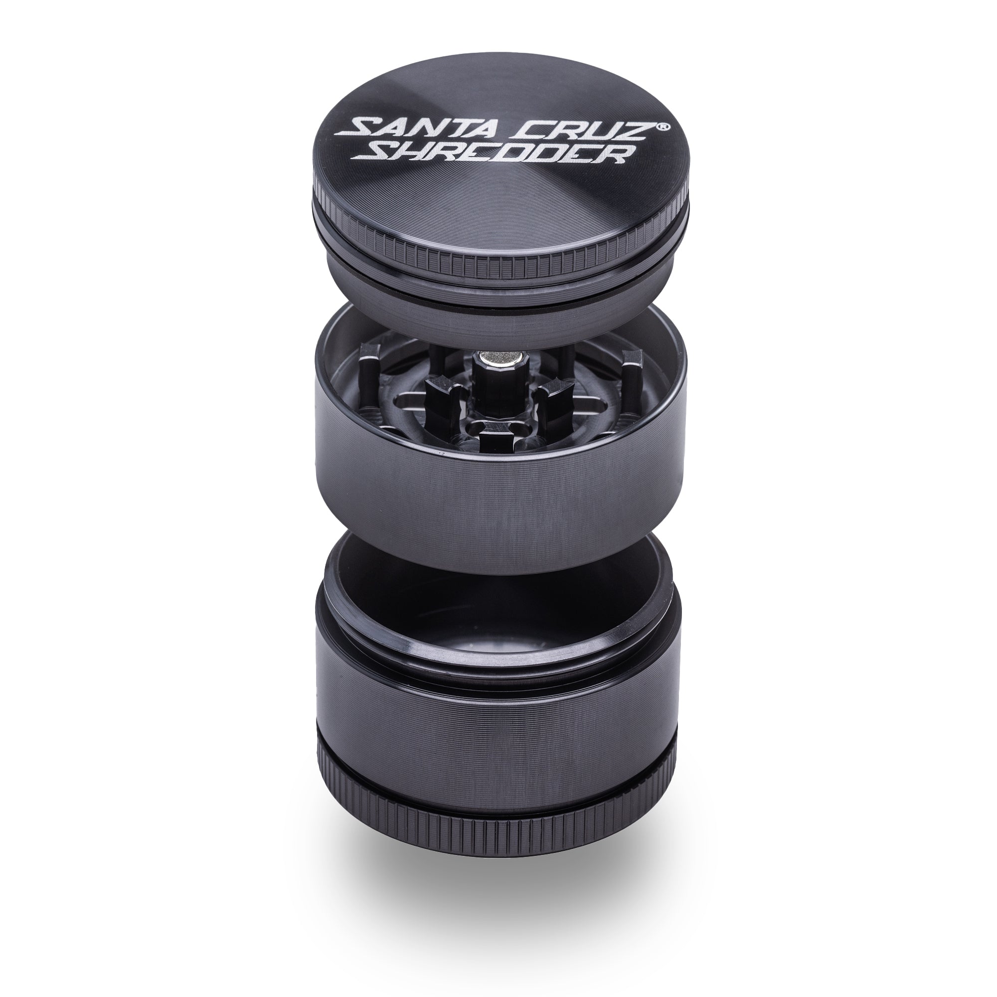 Santa Cruz Shredder Aluminum 3 Piece Small Gloss Grinder - Herb VapeSanta Cruz Shredder Shop