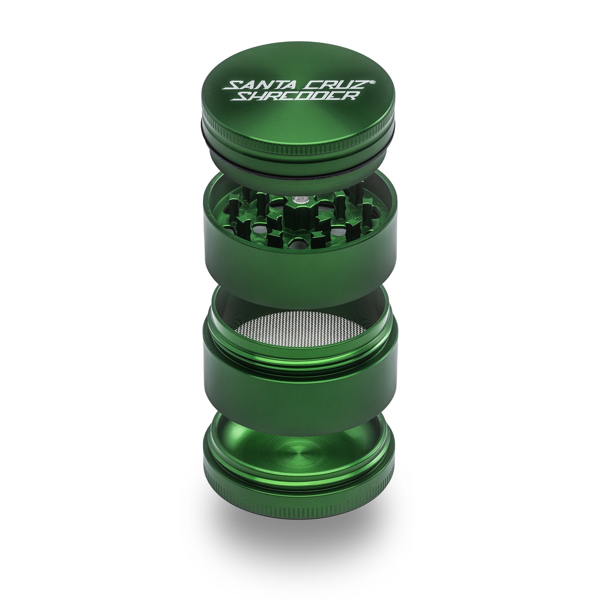 Santa Cruz Shredder Aluminum 4 Piece Medium Gloss Grinder - Herb VapeSanta Cruz Shredder Shop