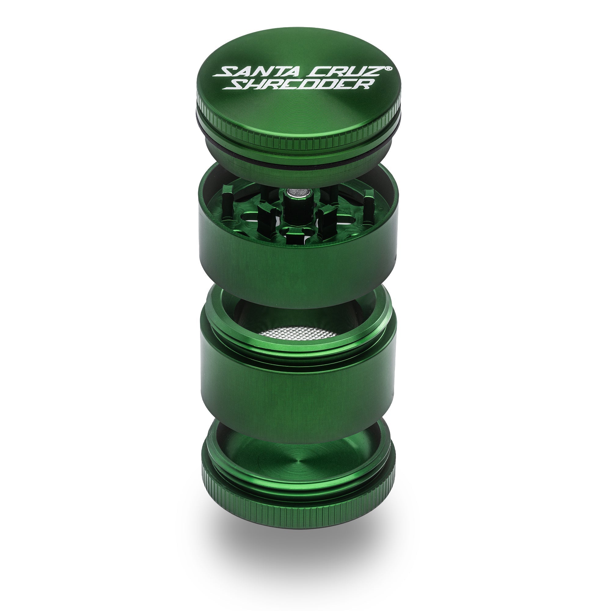 Santa Cruz Shredder Aluminum 4 Piece Small Grinders - Herb VapeSanta Cruz Shredder Shop